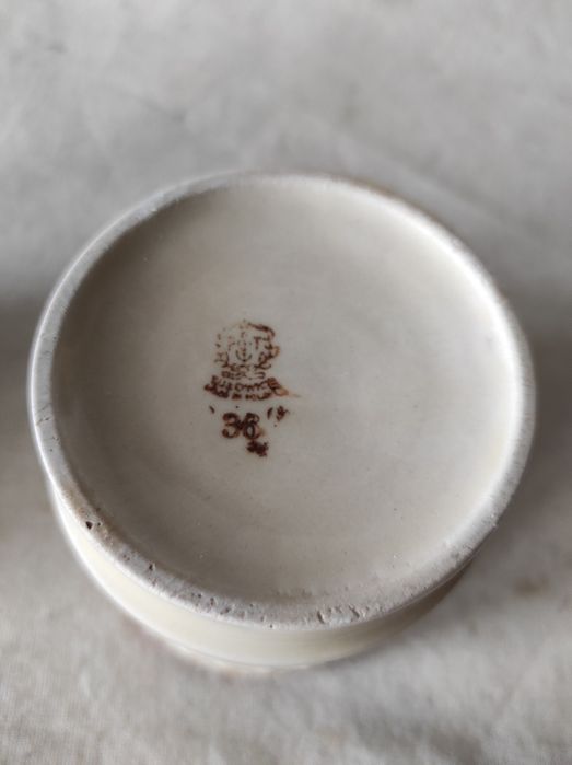 Kubki barowe porcelit Tułowice 3 sztuki okres PRL