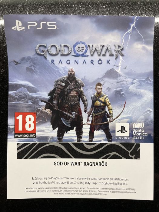 God of War Ragnarok PS5 wersja cyfrowa
