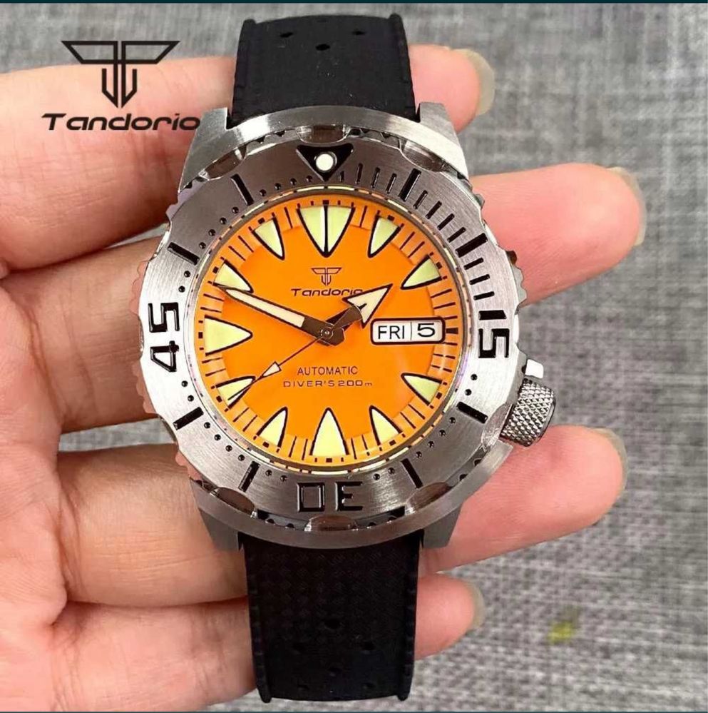 Механика-авто SEIKO MONSTER TANDORIO сапфир стекло,42мм