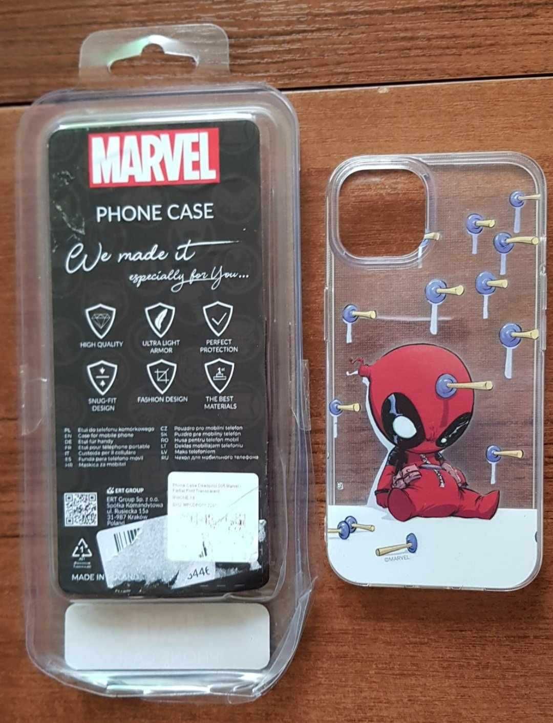 ETUI do iPhone 14 DEADPOOL od Marvel silikonowe w935