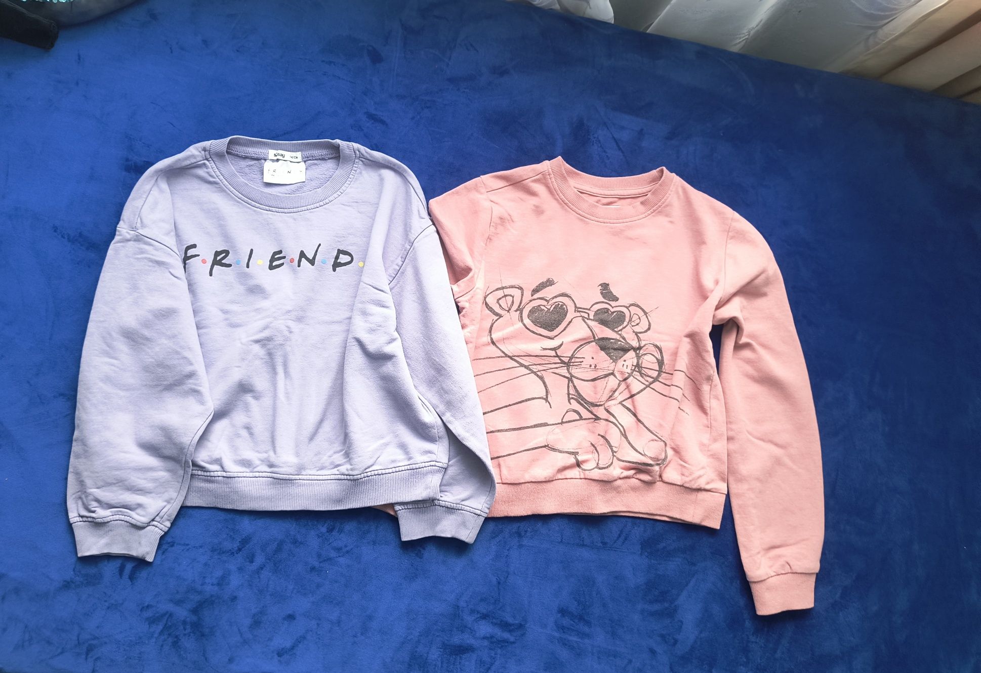 6 szt bluzki koszule bluzy zestaw dla dziewczynki 134 140