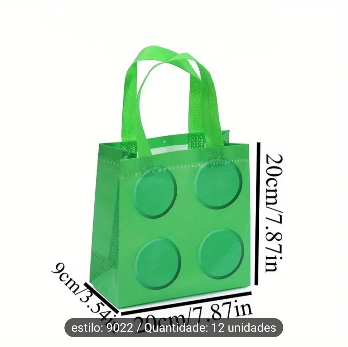 12 saquinhos de ofertas de festa Lego