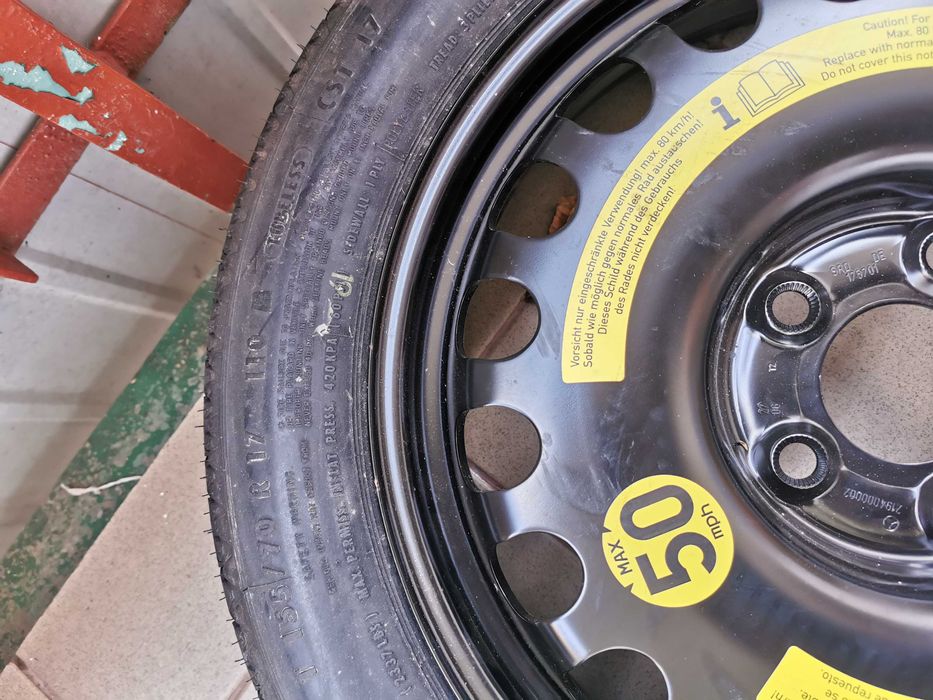 Koło dojazdowe dojazdówka 17 cali Mercedes E Klasa W211