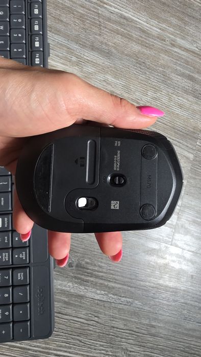 klawiatura i myszka bezprzewodowa Logitech