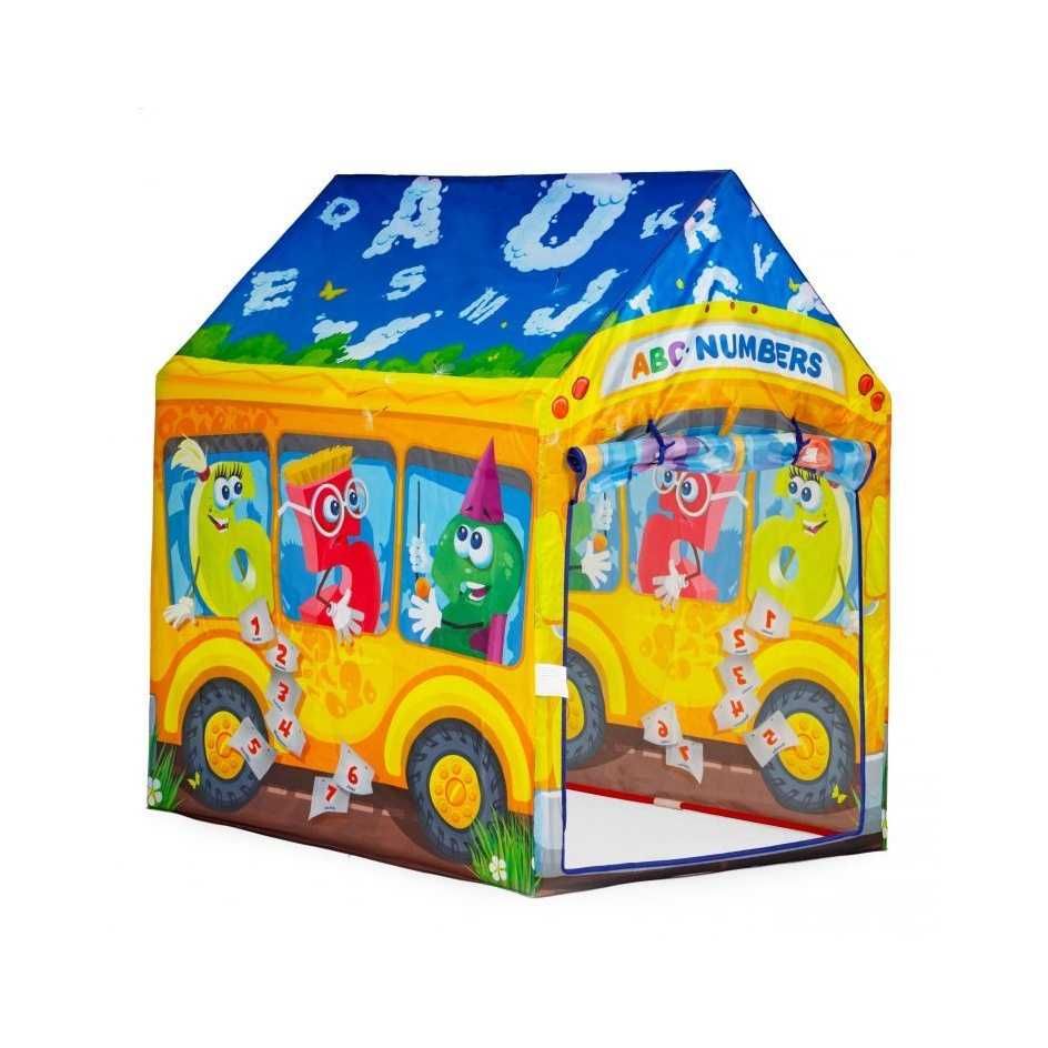 NAMIOT dla dzieci Kolorowy AUTOBUS Domek Zamykany