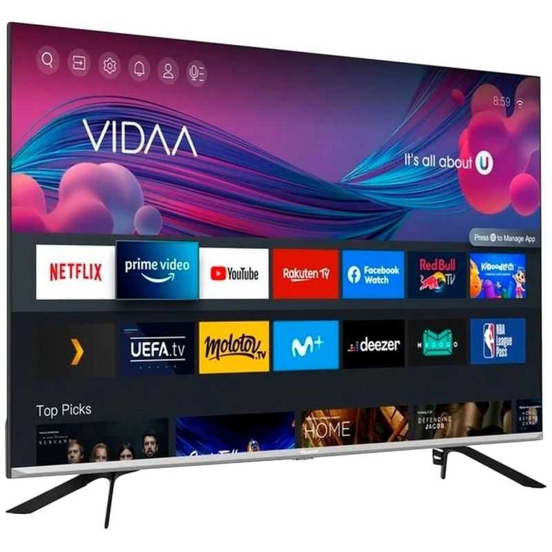 Акція! Телевізор 55" Hisense 55E76GQ (4K Smart Wi-Fi Bluetooth)
