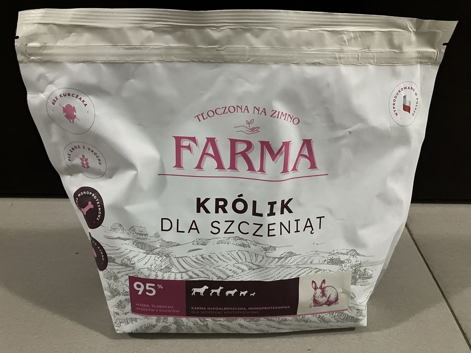 Karma Farma Królik dla Szczeniaków