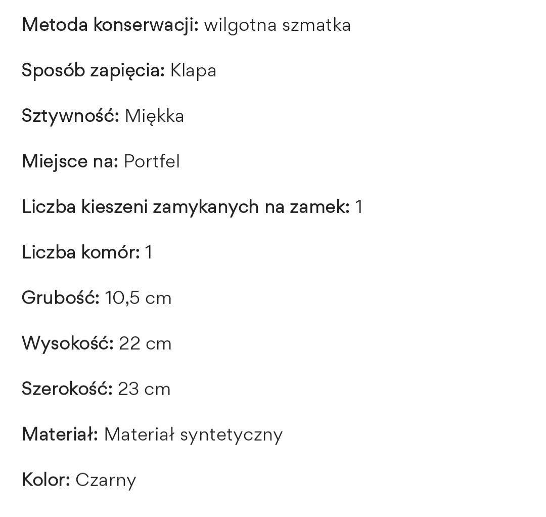 Czarny plecak ze strukturą