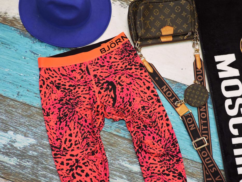 Björn Borg Oryginalne legginsy neon kieszonka logo S