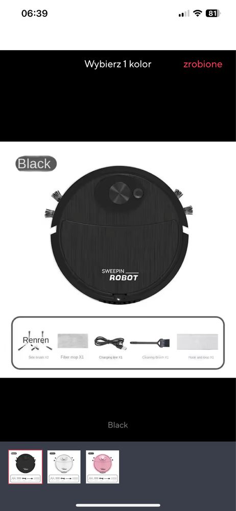 Odkurzacz irobot mini