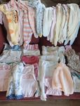 Ubranka po córce 0+3 miesiące (rozmiar od 62), paka 66 sztuk