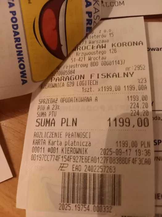 Kierownica Logitech G29