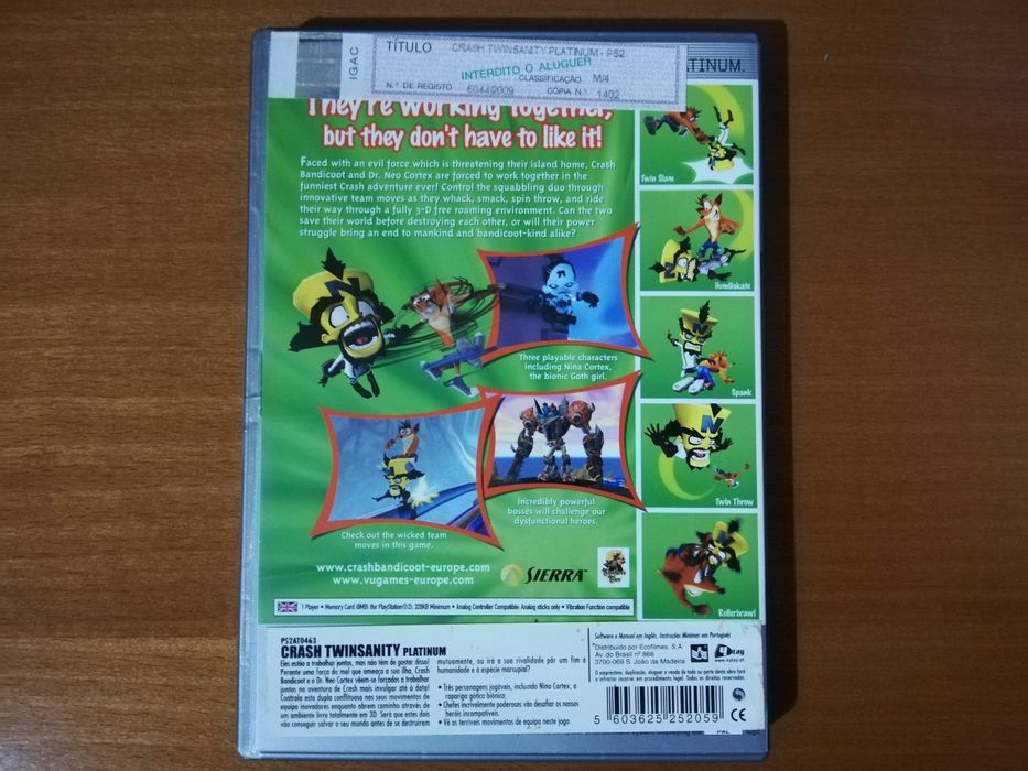 Crash Twinsanity [PS2] - Completo