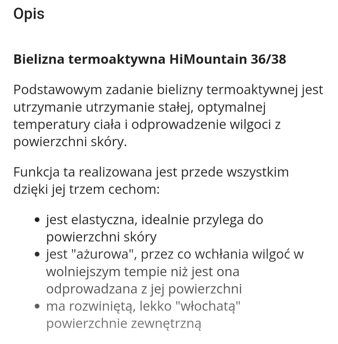 Leginsy damskie Termiczne Termoaktywne