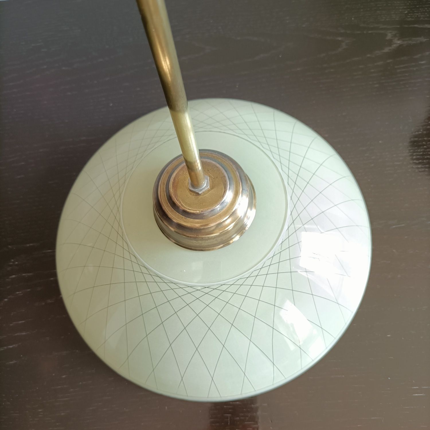 Stara lampa wisząca - art deco, vintage, retro, PRL,secesja, design