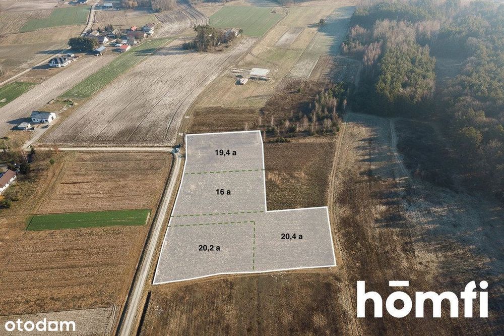 4 Działki Budowlane Z Wz | 4000 Pln/ar