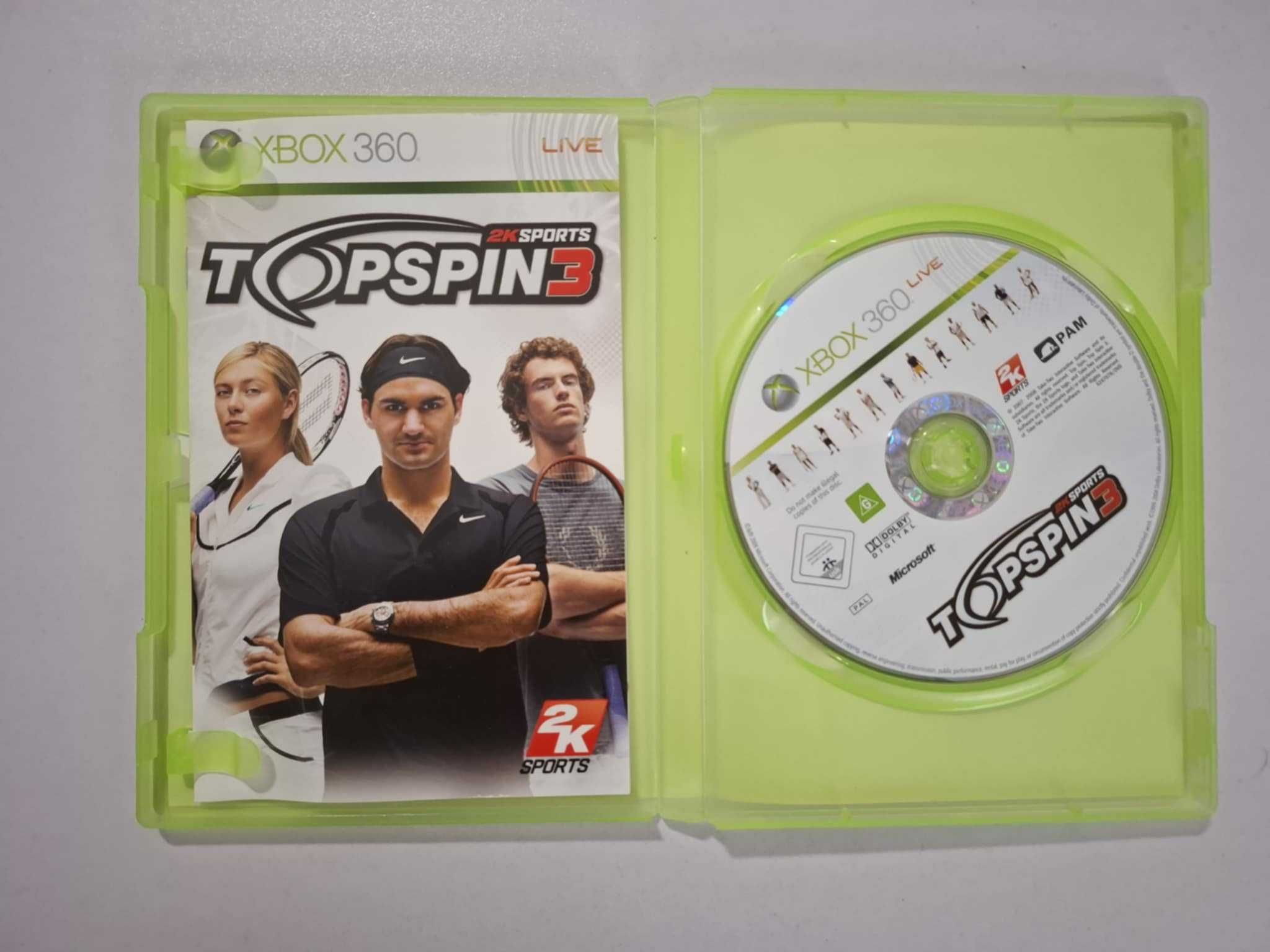 TOPSPIN 3 (XBOX 360) - wyd. - angielskie