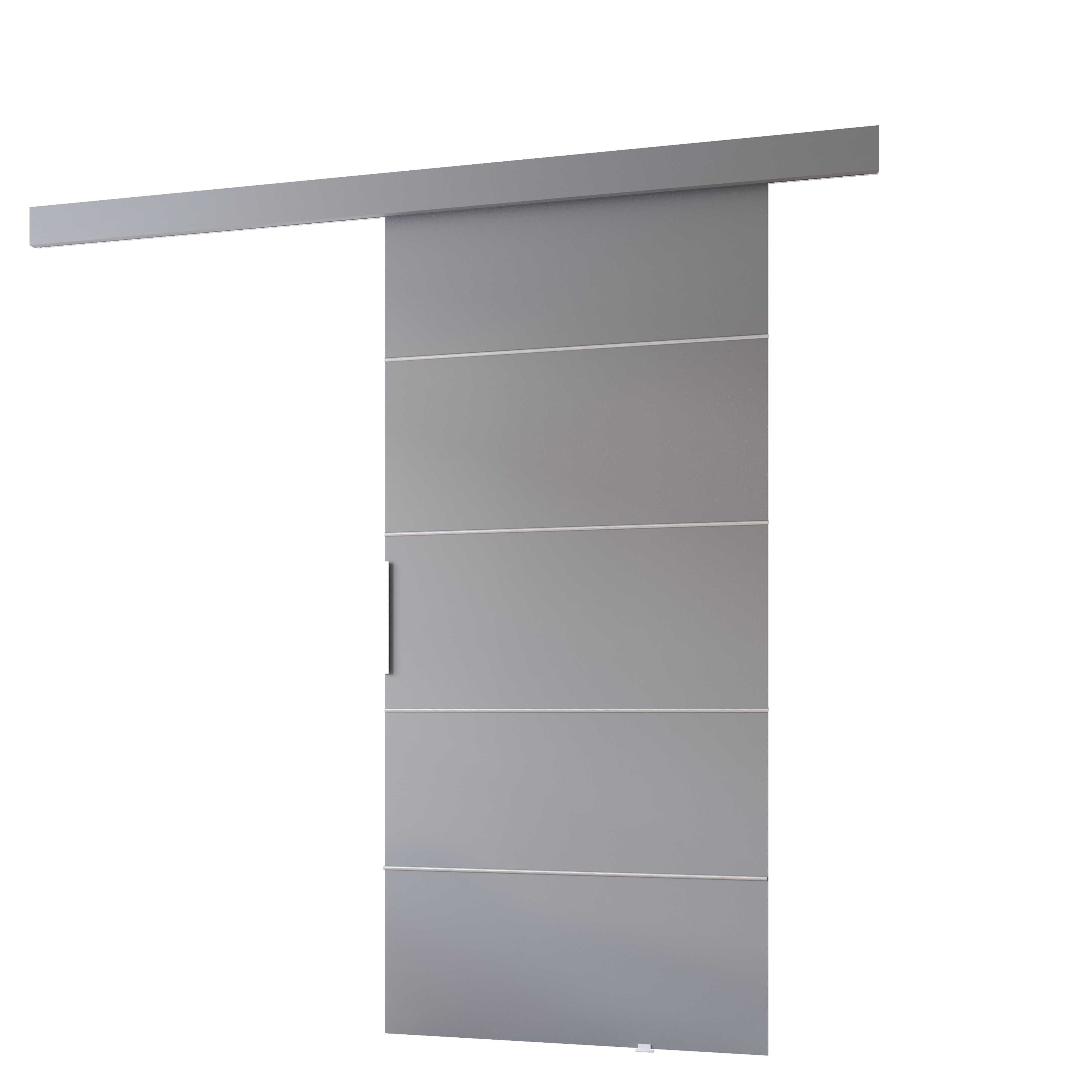 Drzwi przesuwne B80 - 86cm szary