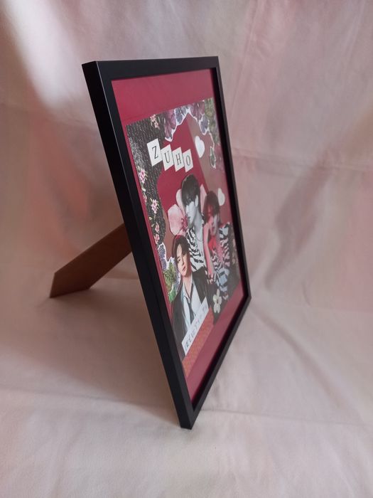 Zestaw prezentowy- kolaż scrapbooking ZUHO'SF9 + książka Susan Lee