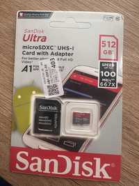 Карта памʼяті SANDISK Ultra 512GB з адаптером flash памʼять