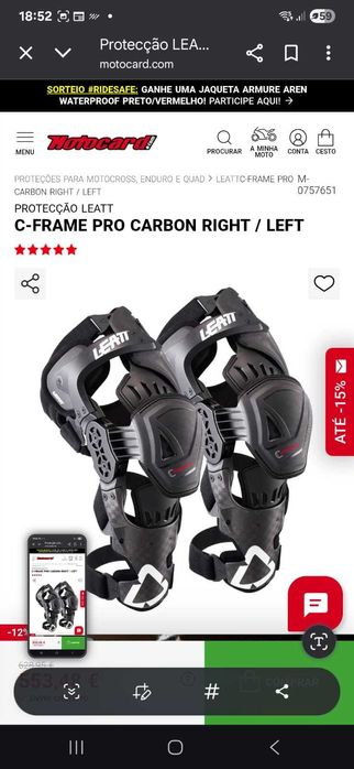 Vendo Joelheiras como novas