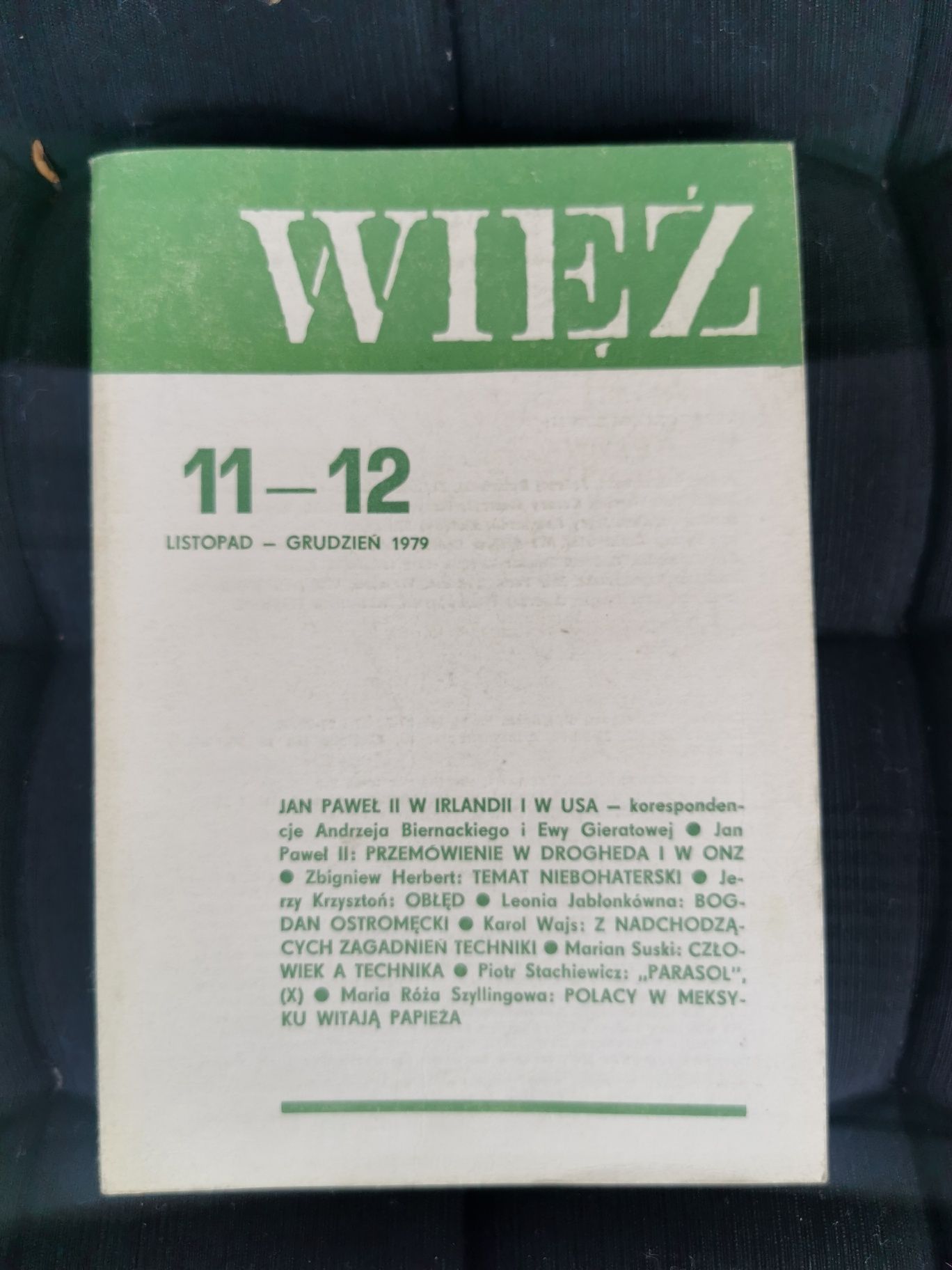 P4. Więź miesięcznik nr 259-260 (11-12/1979)
Jan Paweł II w Irlandii i