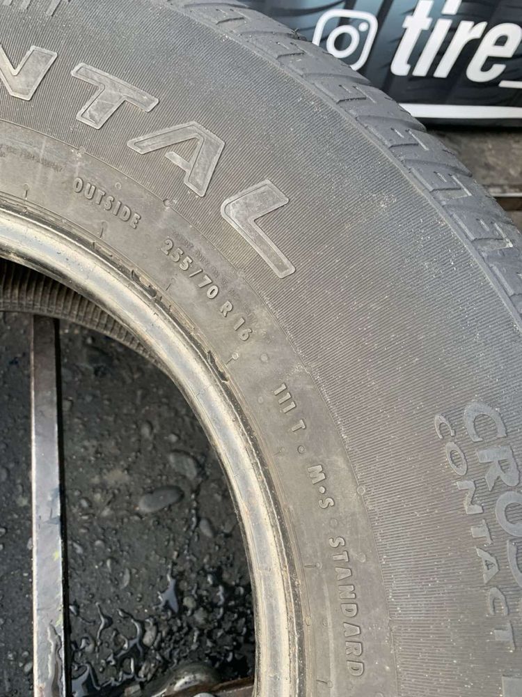 Шини 255/70 R16 Continental, 2020р, 6,6мм