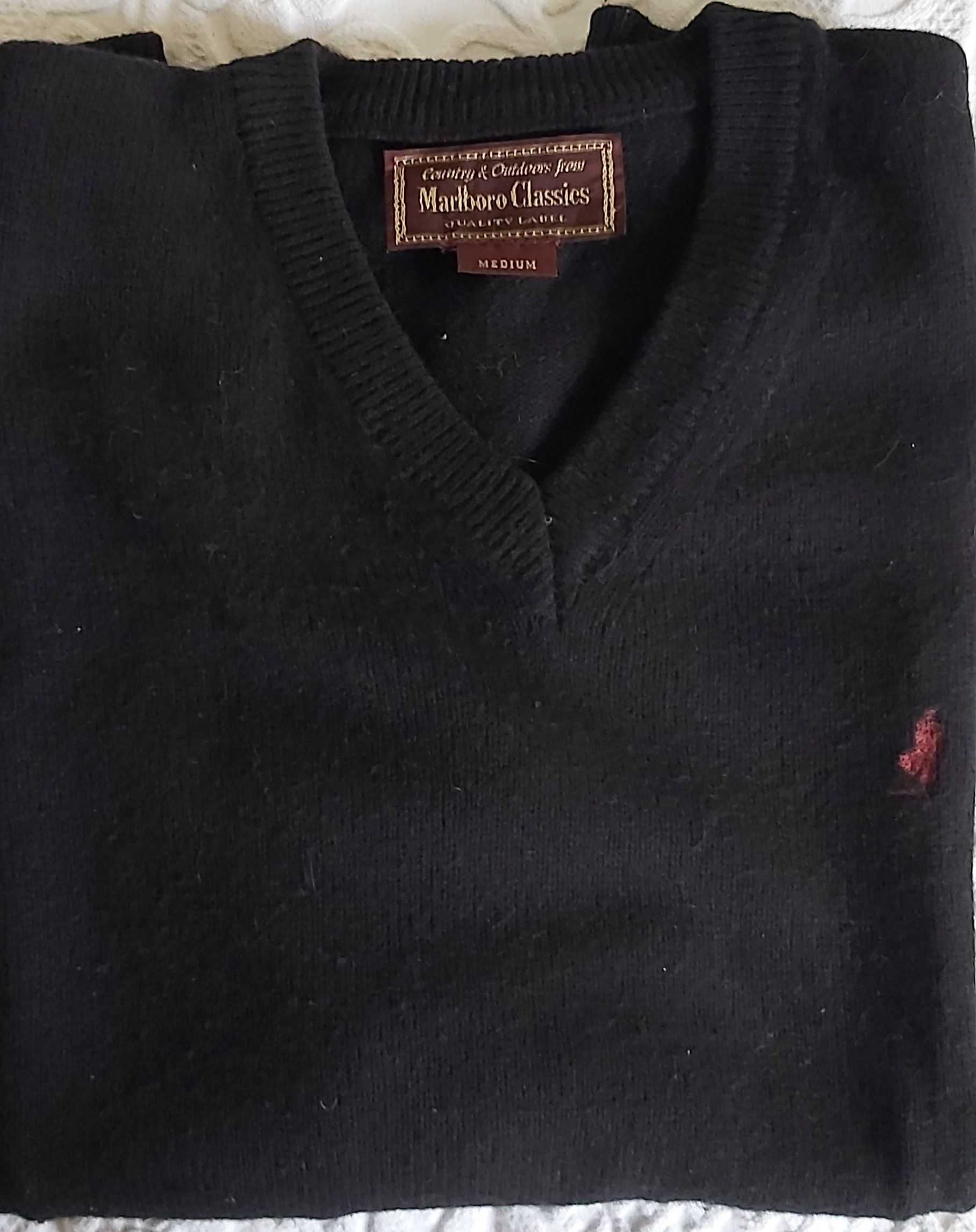 Malboro - Camisola de cor preta