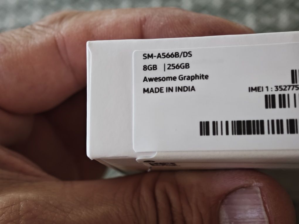 Samsung A56 256GB preto novo