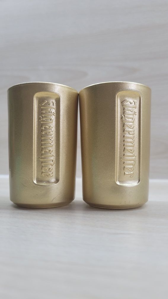 2 złote kieliszki Jägermeister