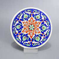ceramika turecka piękna podstawa stołowa pod naczynia