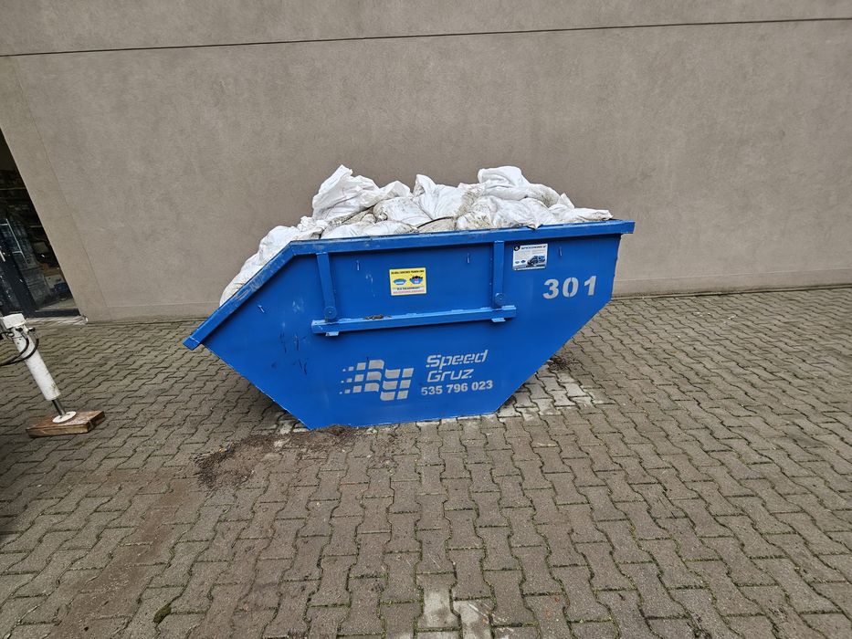 Kontenery na odpady gruz, ziemia, zmieszane budowlane