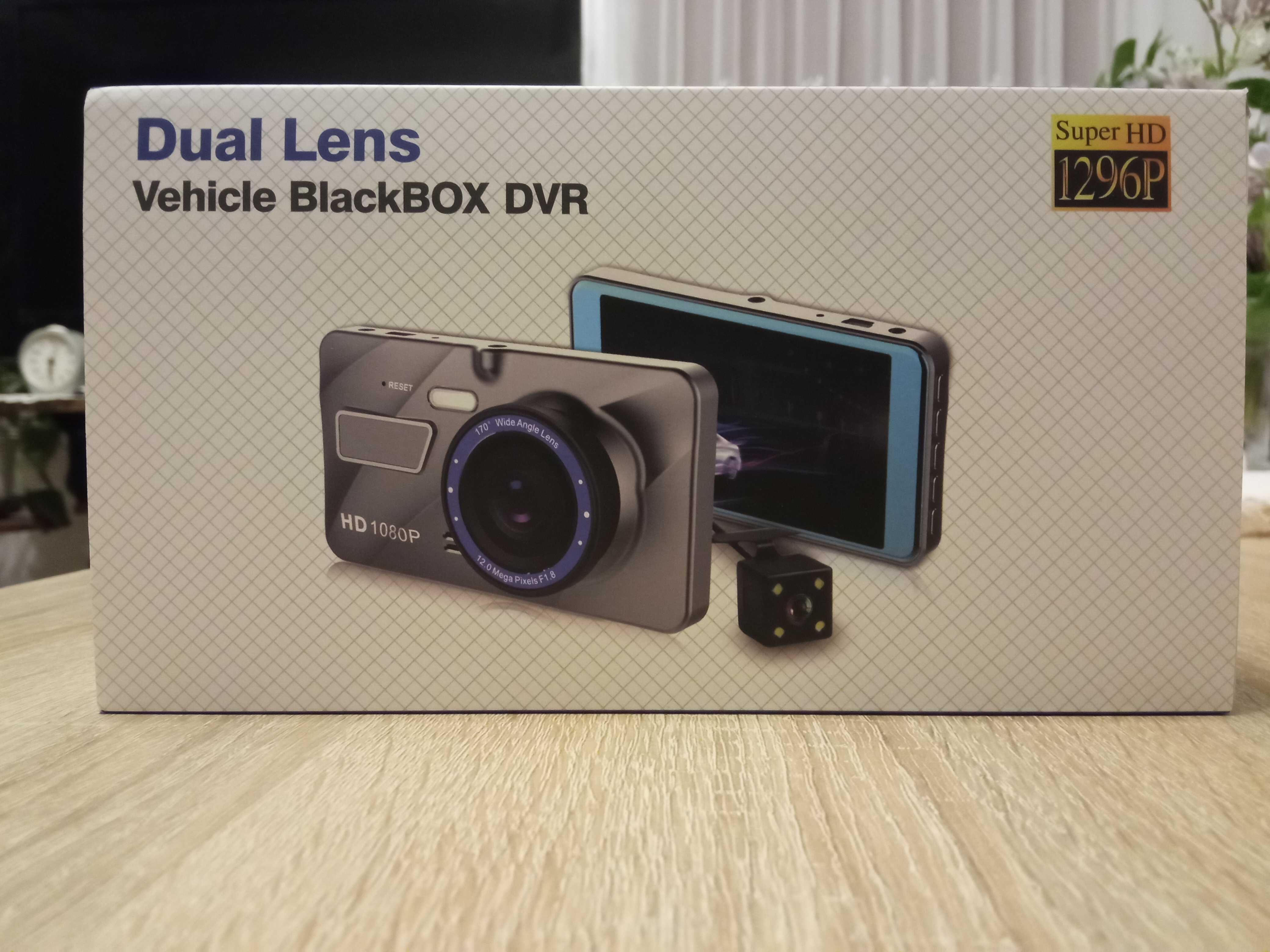 Wideorejestrator Dual Lens verticale Black BOX DVR