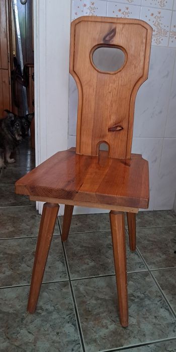 Stół + 3 krzesła komplet sosna Cepelia