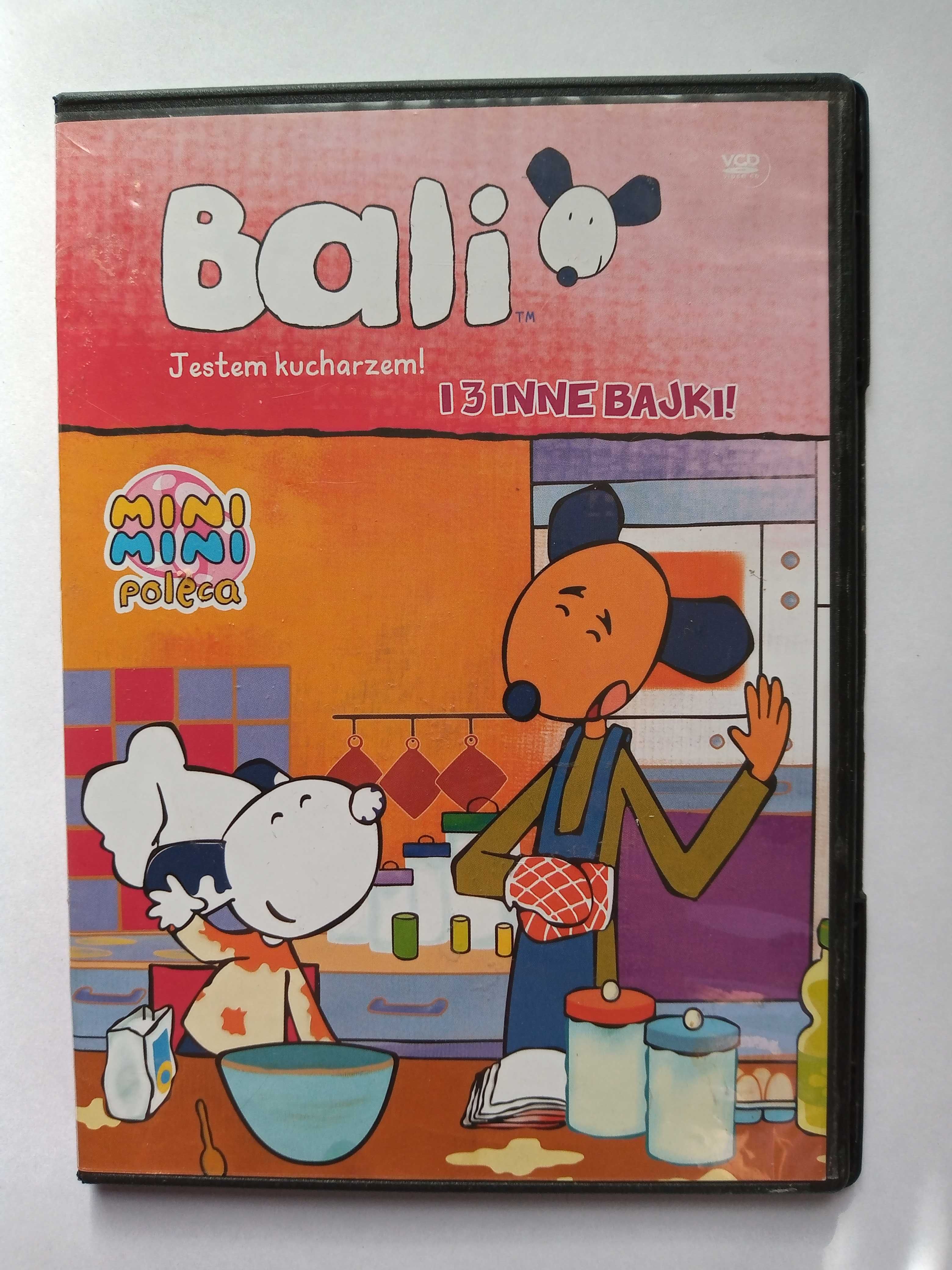 zestaw-płyta DVD z bajkami bali, vipo, miś beniamin