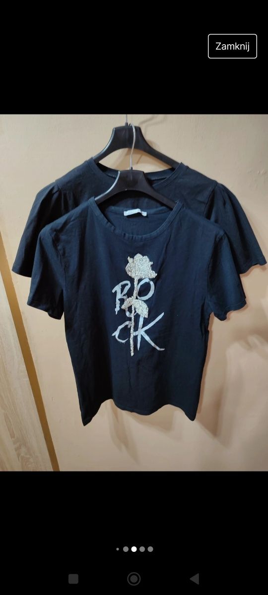 Koszulki t-shirt koszulka Zara h&m