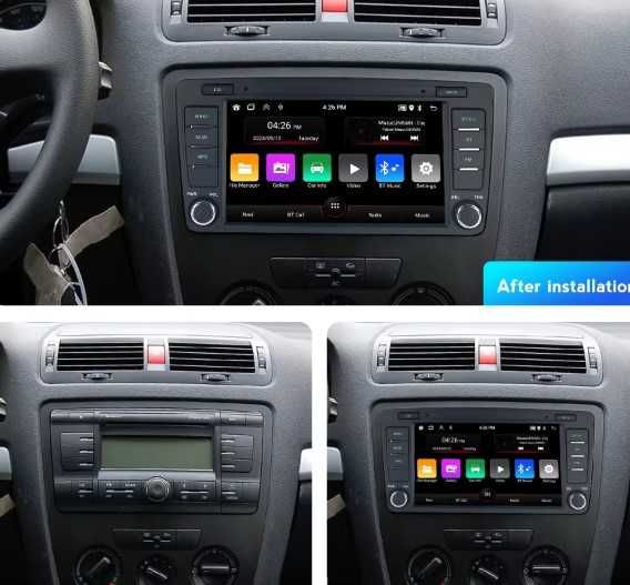 Штатна 2 DIN Автомагнитола Android магнітола  Skoda Octavia A5