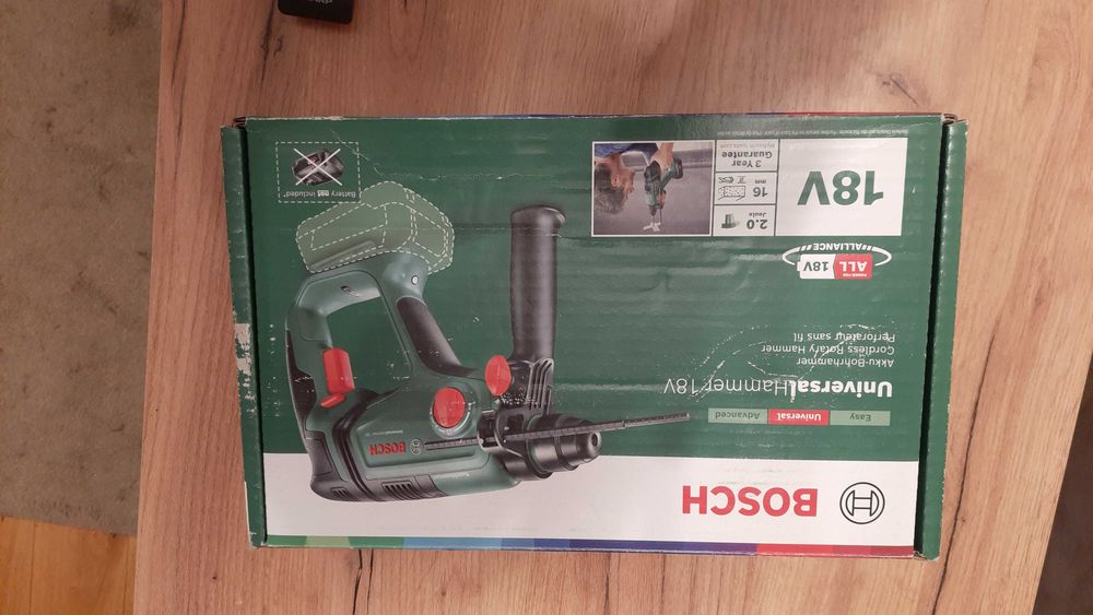 Młot udarowo-obrotowy BOSCH UniversalHammer 18V nowy