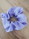 Gumka scrunchie liliowa