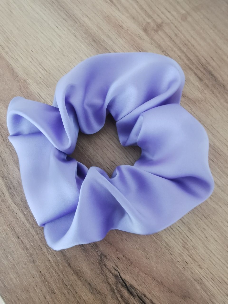 Gumka scrunchie liliowa