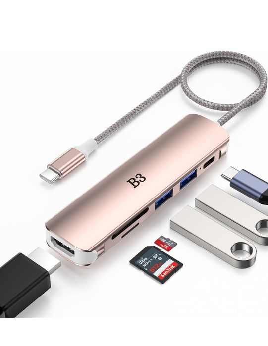 Хаб HDMI-концентратора USB C для MacBook Air Pro, багатопортовий .