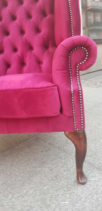 sofa Chesterfields Madame + fotel uszak promocja