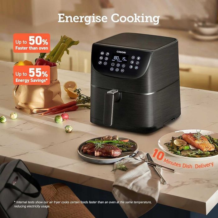 Frytkownica Beztłuszczowa Air Fryer COSORI 5.5L 1700W 11w1 + Przepisy