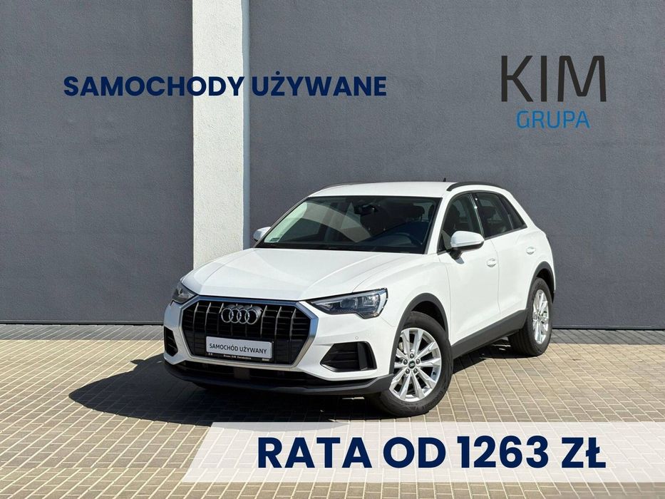 Audi Q3 FV VAT Serwis ASO Bezwypadkowy Czujniki parkowania Gwarancja