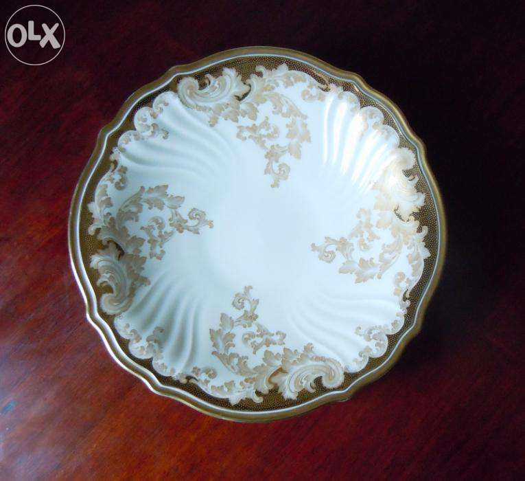 Patera Rosenthal Parzival zdobiona 24 karatowym złotem