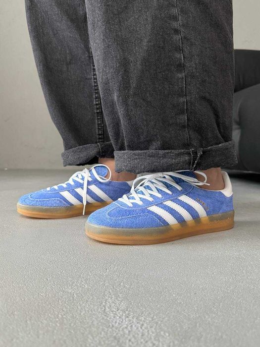 Кросівки Adidas Gazelle blue premium
