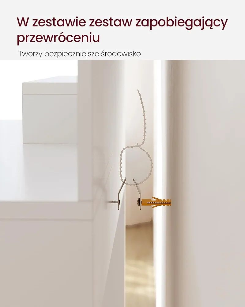 Toaletka z lustrem z szufladą szafka 40 x 80 x 132 cm biała GLAMOUR