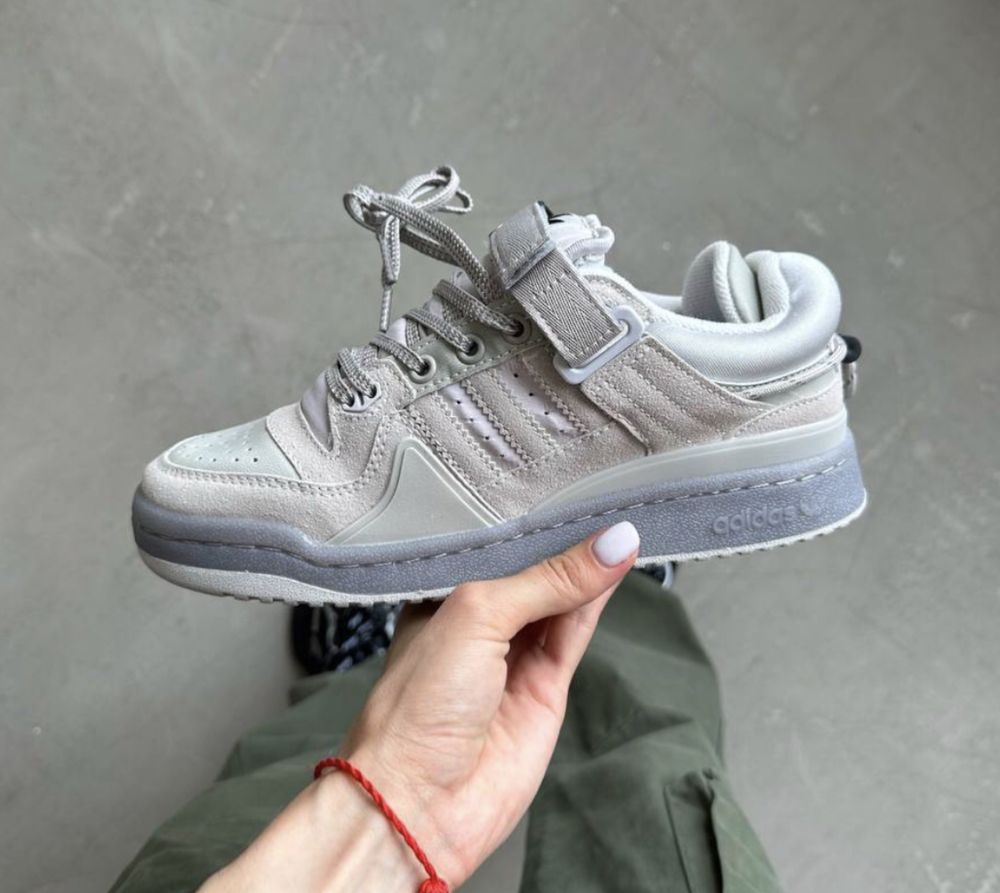 Кросівки Adidas Campus X Bad Bunny Grey 36-45 Люкс Якість Жми