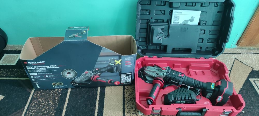 Акумуляторна болгарка Parkside