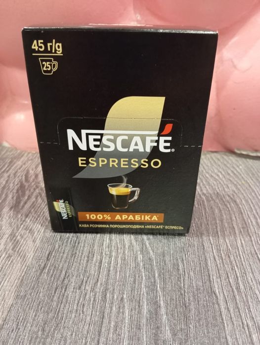 Кава Nescafe espresso 1 упаковка 25 стіків